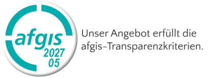 afgis-Qualitätslogo mit Ablauf 2027/05: Mit einem Klick auf das Logo öffnet sich ein neues Bildschirmfenster mit Informationen über Frauenselbsthilfe Krebs Bundesverband e.V. und sein/ihr Internet-Angebot: www.frauenselbsthilfe.de afgis-Qualitätslogo mit Ablauf 2027/05: Mit einem Klick auf das Logo öffnet sich ein neues Bildschirmfenster mit Informationen über Frauenselbsthilfe Krebs Bundesverband e.V. und sein/ihr Internet-Angebot: www.frauenselbsthilfe.de
